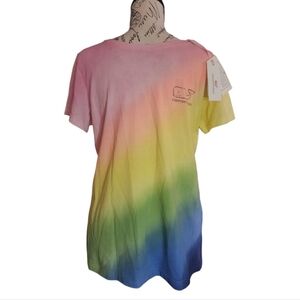 NWT Vineyard Vines Rainbow Tie-Dye Whale Tee - Small
